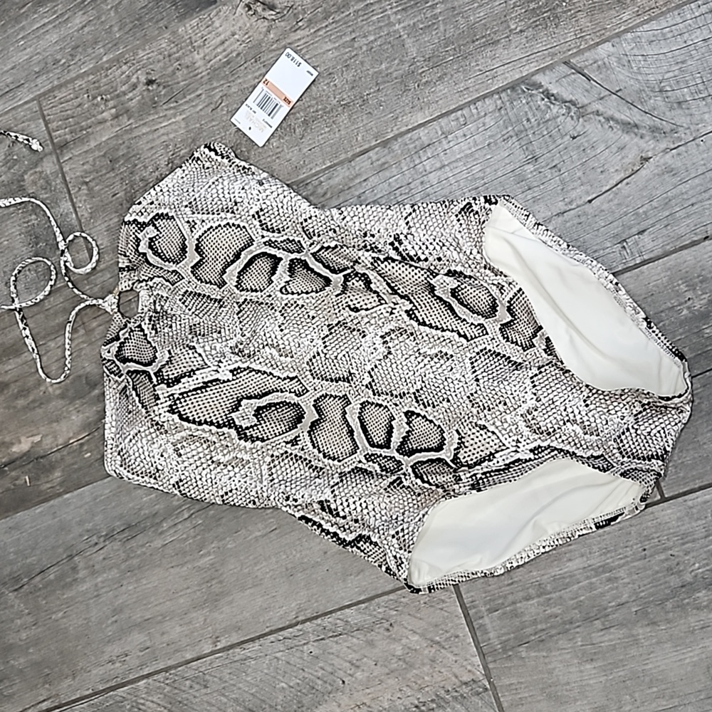 NWT Michael Kors Snake Swimsuit